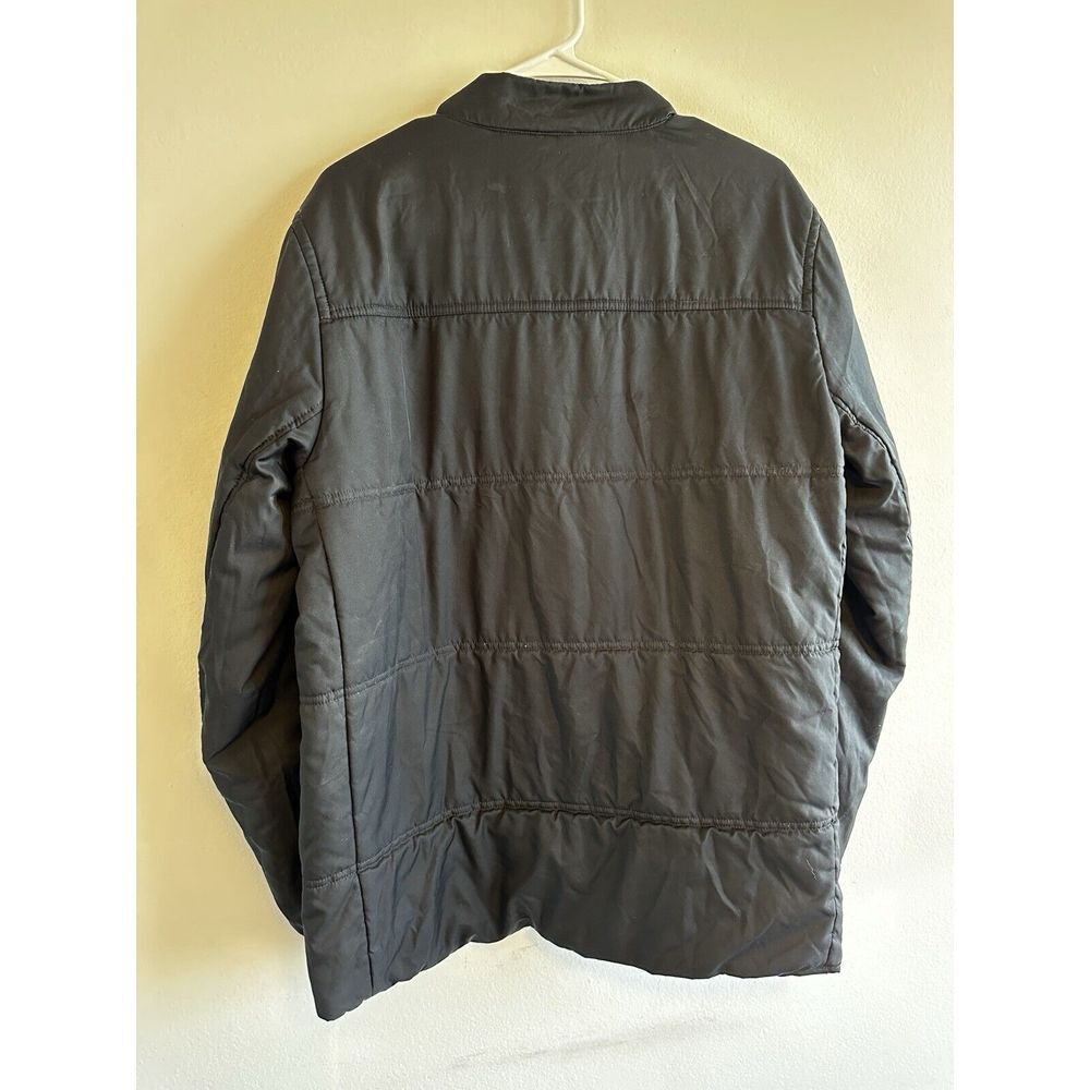 Nike Men's Golf Reversible Synthetic Fill‎ Jacket Black Winter Puffer Sz L  Flaw - Picture 8 of 10